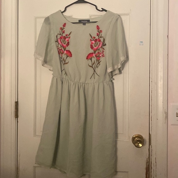 ModCloth vintage flower dress - Picture 1 of 3